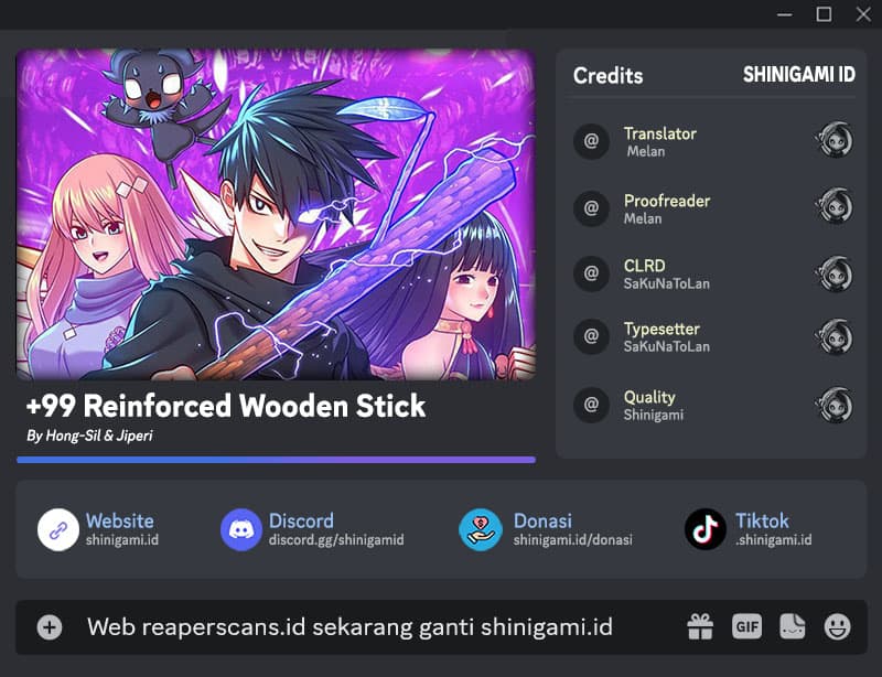 +99 Wooden Reinforced Stick - Chapter 54 - Page 1