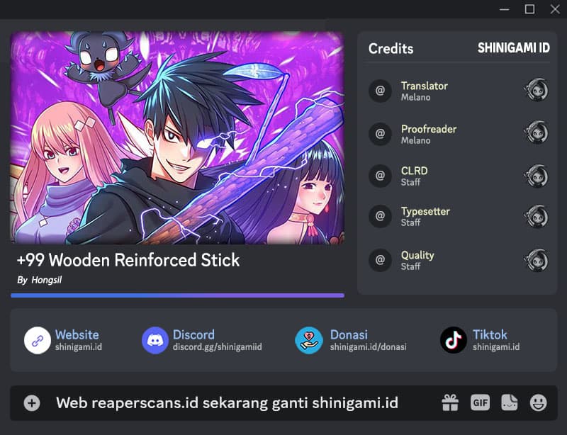 +99 Wooden Reinforced Stick - Chapter 55 - Page 1