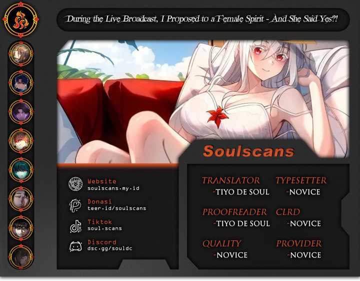 During The Live Streaming, I Proposed To A Female Ghost - Chapter 14 - Page 1
