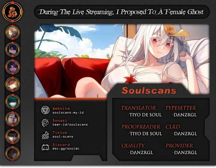 During The Live Streaming, I Proposed To A Female Ghost - Chapter 24 - Page 1