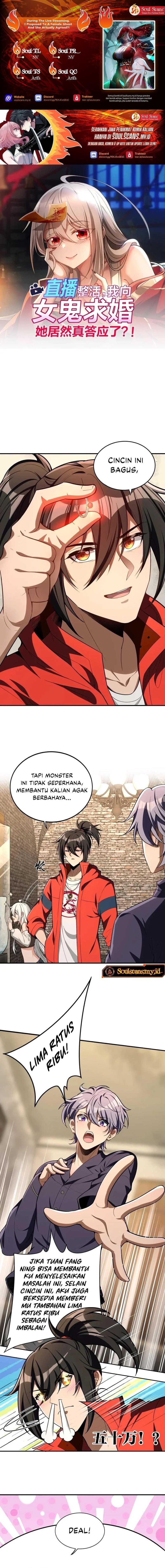 During The Live Streaming, I Proposed To A Female Ghost - Chapter 31 - Page 1