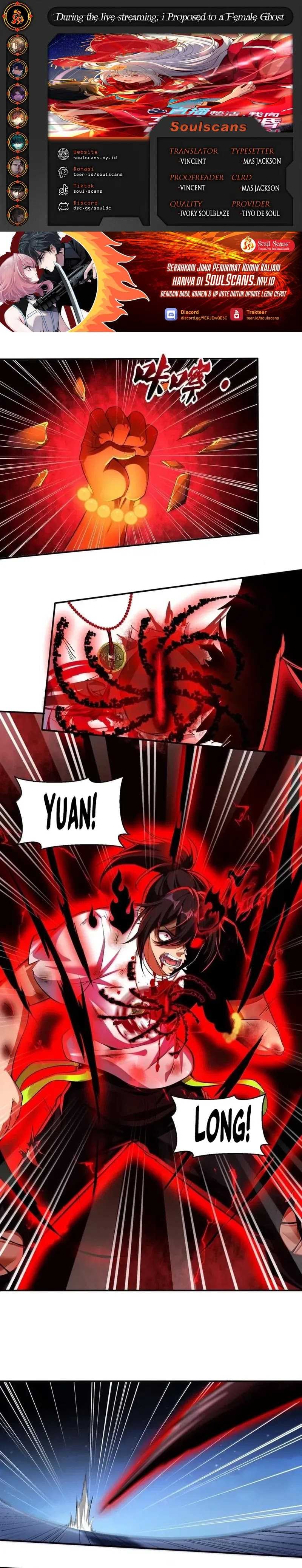 During The Live Streaming, I Proposed To A Female Ghost - Chapter 50 - Page 1
