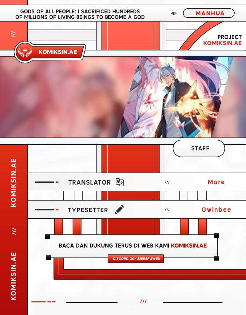 Gods of All People: I Sacrificed Hundreds of Millions of Living Beings To Become a God - Chapter 20 - Page 1