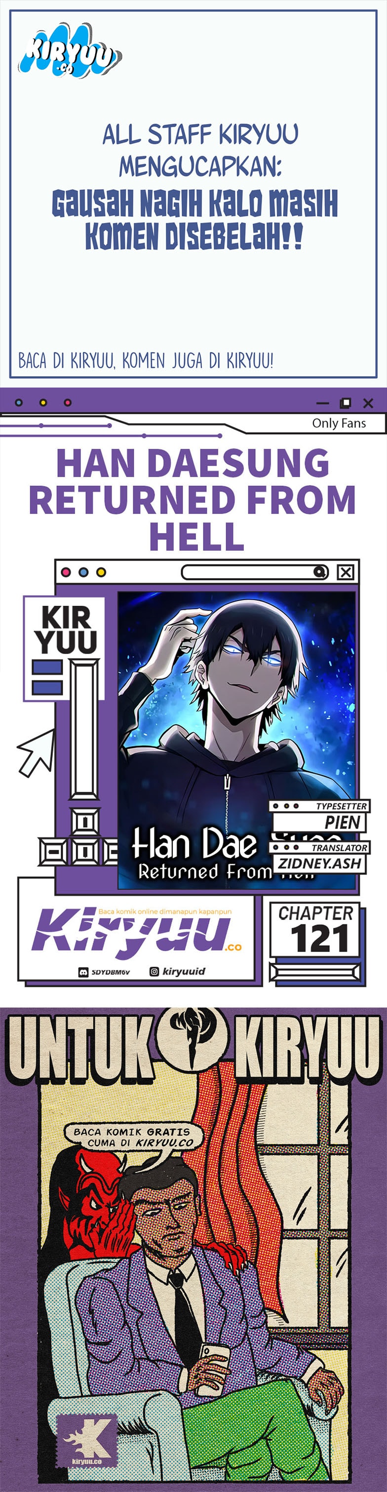 Han Dae Sung Returned From Hell - Chapter 121 - Page 1