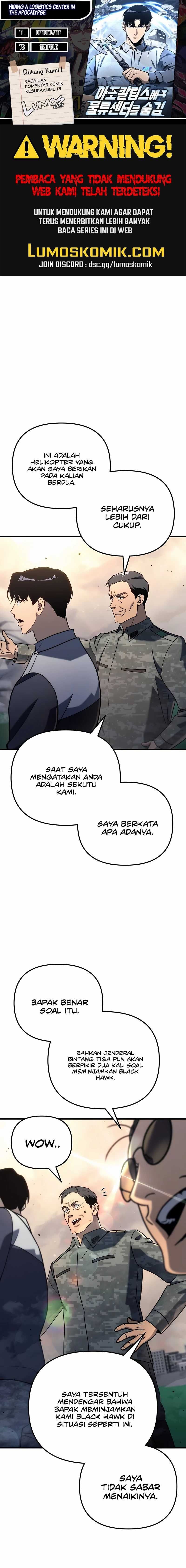 Hiding a Logistics Center in the Apocalypse - Chapter 18 - Page 1
