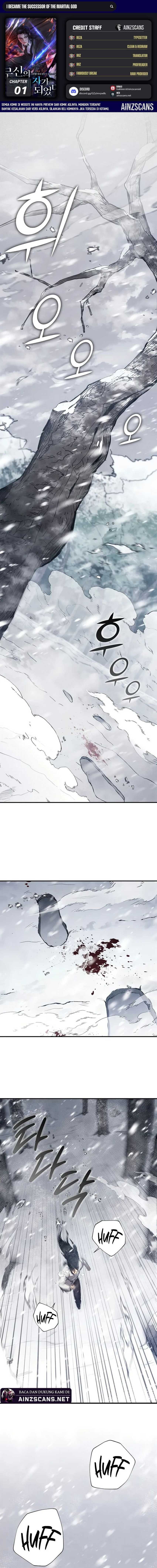I Became the Successor of the Martial God - Chapter 1 - Page 1
