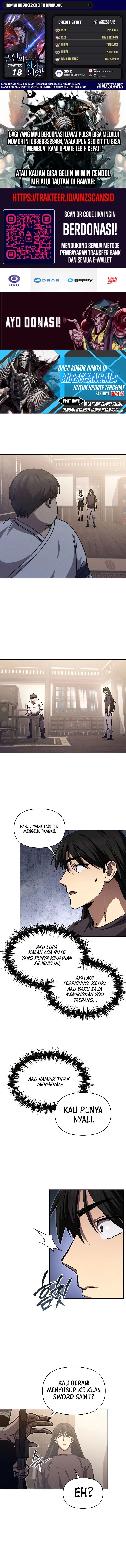 I Became the Successor of the Martial God - Chapter 18 - Page 1