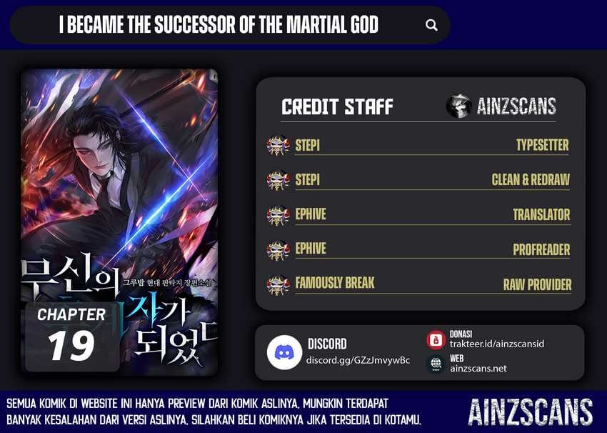 I Became the Successor of the Martial God - Chapter 19 - Page 1