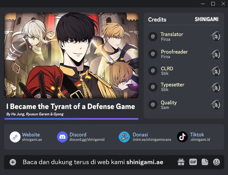 I Became the Tyrant of a Defense Game - Chapter 105 - Page 1