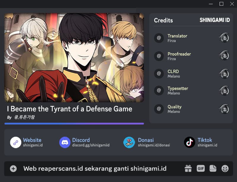 I Became the Tyrant of a Defense Game - Chapter 35 - Page 1