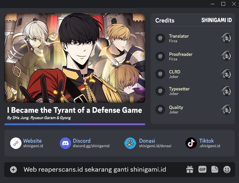 I Became the Tyrant of a Defense Game - Chapter 36 - Page 1
