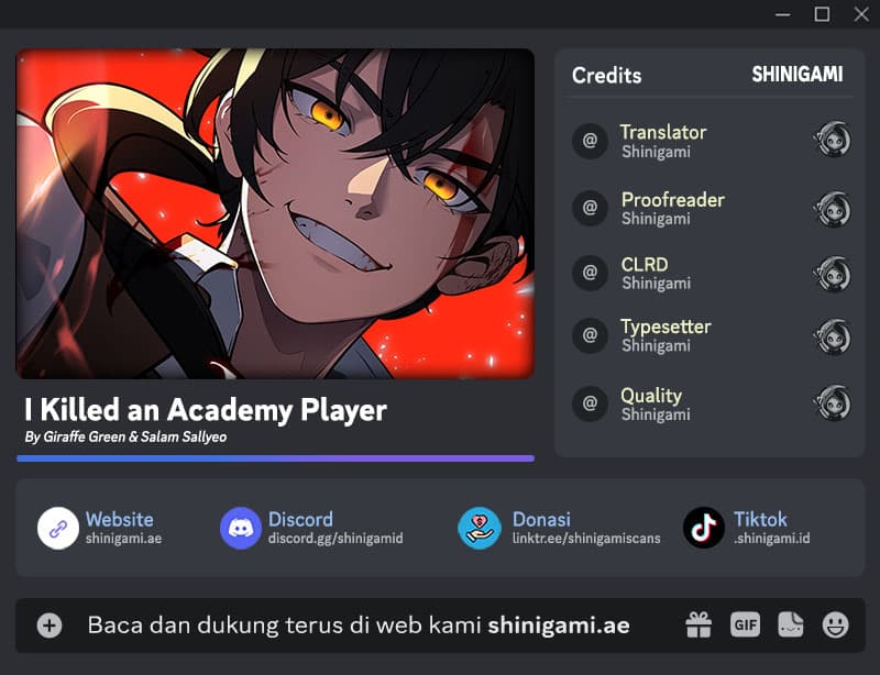 I Killed An Academy Player - Chapter 57 - Page 1