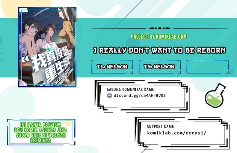 I Really Don’t Want to Be Reborn - Chapter 13 - Page 1