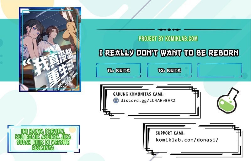 I Really Don’t Want to Be Reborn - Chapter 2 - Page 1