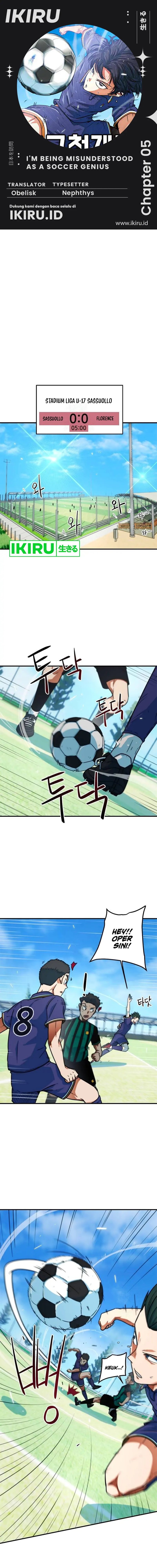 I’m Being Misunderstood as a Soccer Genius - Chapter 5 - Page 1