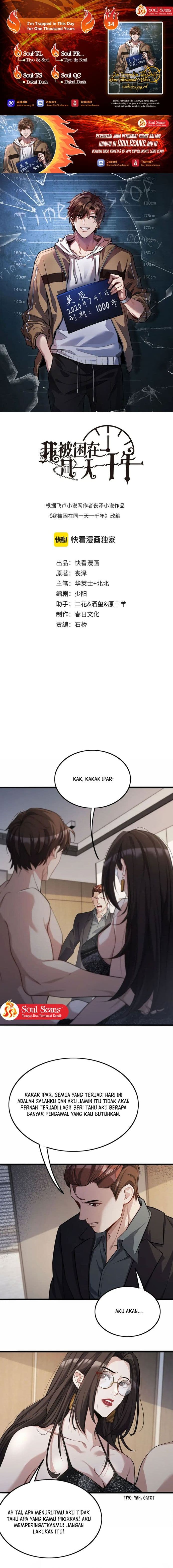 I’m Trapped in This Day for One Thousand Years - Chapter 34 - Page 1
