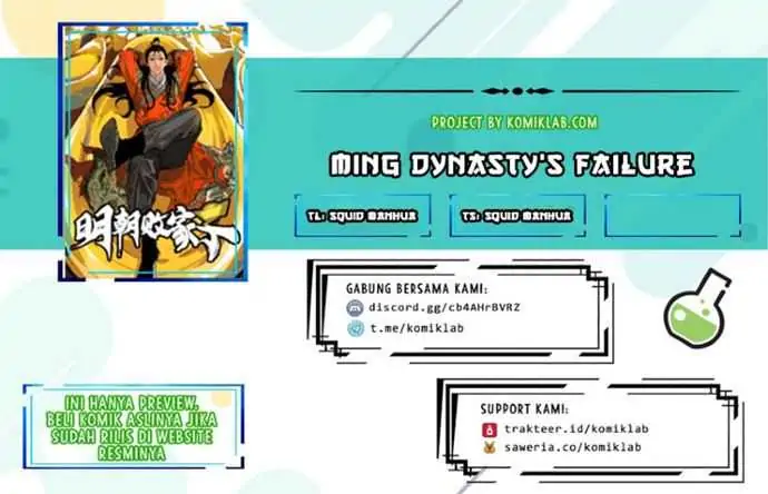 Ming Dynasty’s Failure - Chapter 7 - Page 1