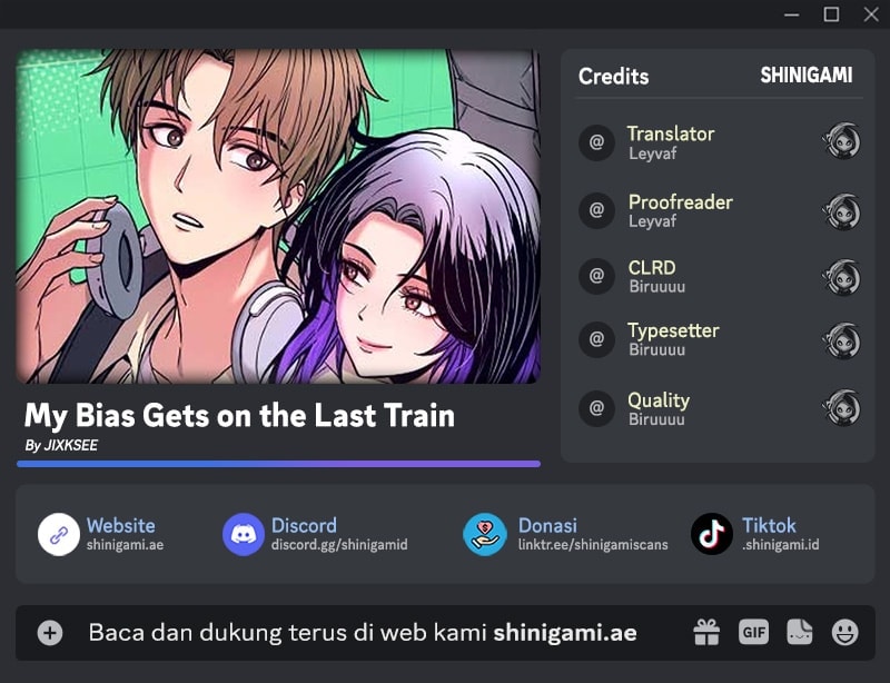 My Bias Gets On The Last Train - Orang Yang Menyukai Reaksi Penonton - Page 1