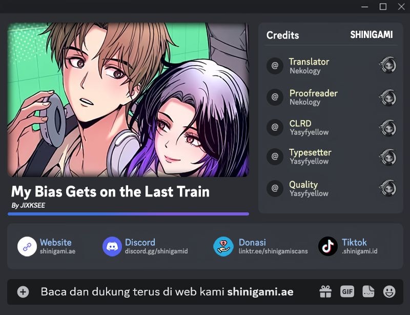 My Bias Gets On The Last Train - Seseorang Yang Suka Melakukan Hal-Hal Lain - Page 1