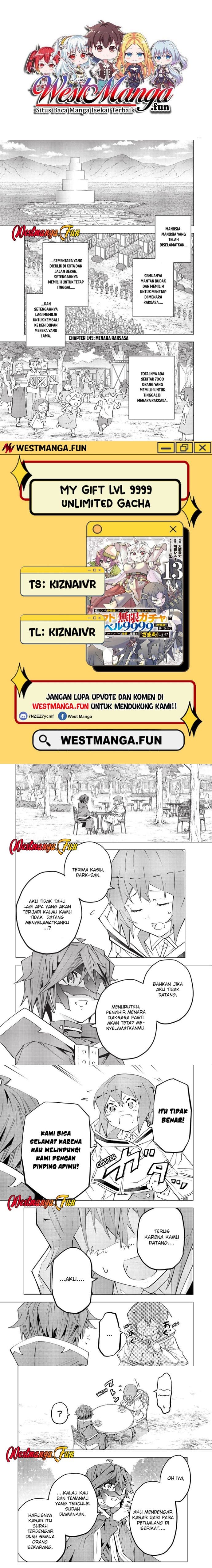 My Gift LVL 9999 Unlimited Gacha - Chapter 145 - Page 1