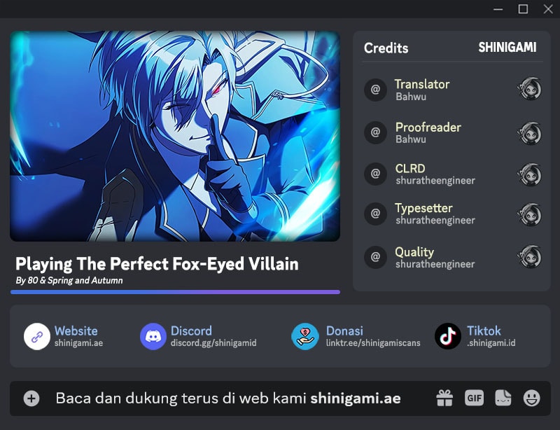 Playing The Perfect Fox-Eyed Villain - Chapter 14 - Page 1