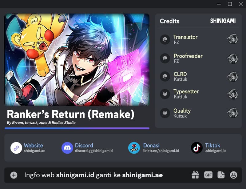 Ranker’s Return - Chapter 122 - Page 1