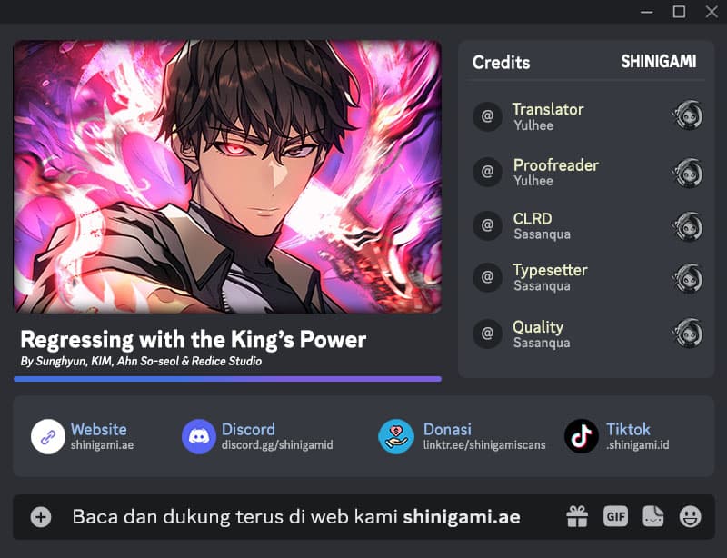 Regressing With The King’s Power - Chapter 65 - Page 1
