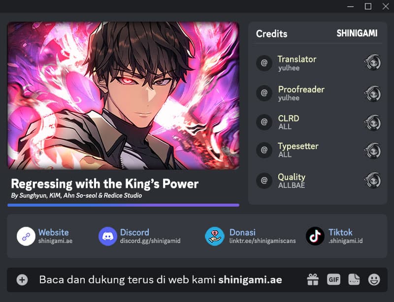 Regressing With The King’s Power - Chapter 66 - Page 1