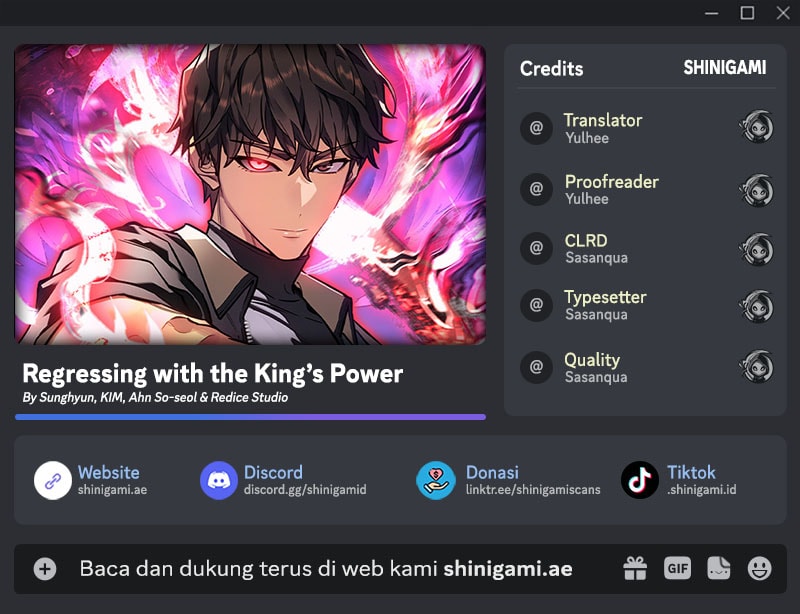 Regressing With The King’s Power - Chapter 72 - Page 1