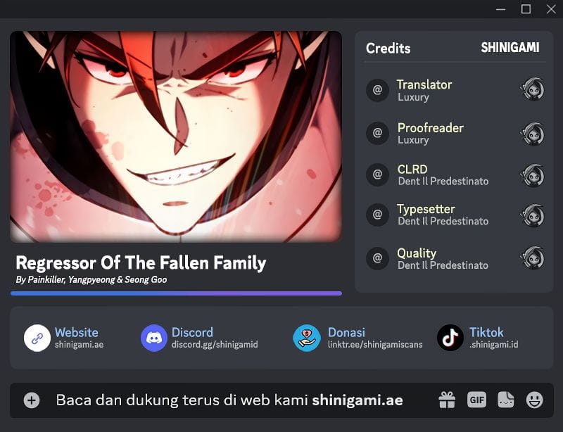 Regressor Of The Fallen Family - Chapter 60 - Page 1