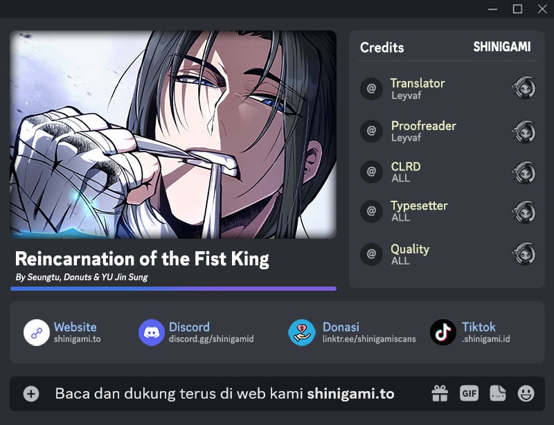 Reincarnation Of The Fist King - Chapter 7 - Page 1