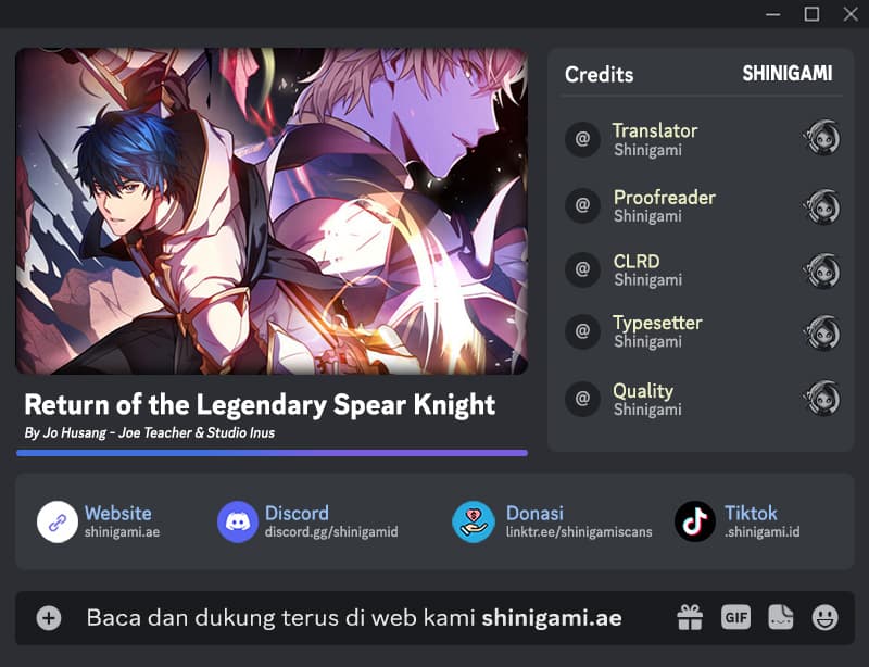 Return of the Legendary Spear Knight - Chapter 144 - Page 1