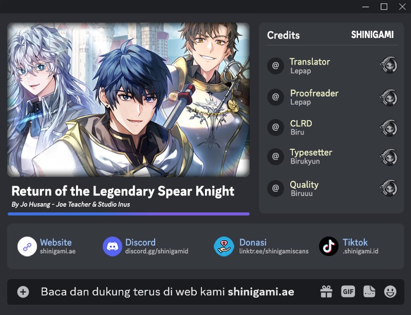 Return of the Legendary Spear Knight - Chapter 160 - Page 1