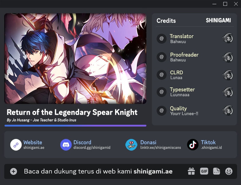 Return of the Legendary Spear Knight - Chapter 167 - Page 1