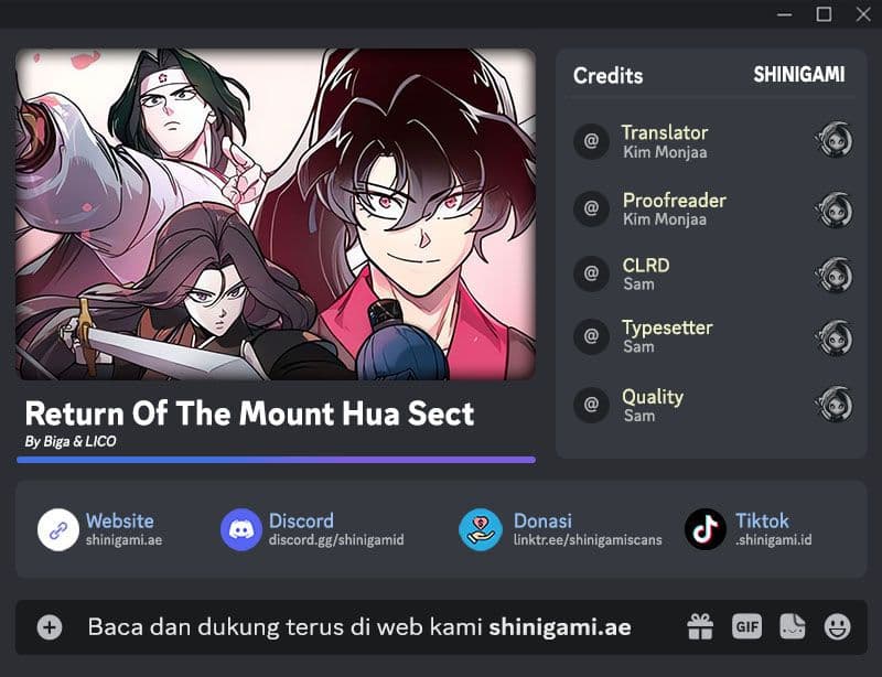 Return Of The Mount Hua Sect - Chapter 140 - Page 1