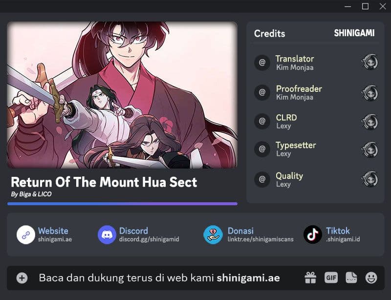 Return Of The Mount Hua Sect - Chapter 151 - Page 1