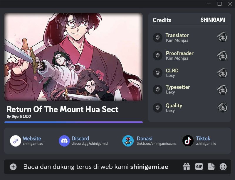 Return Of The Mount Hua Sect - Chapter 152.4 - Page 1