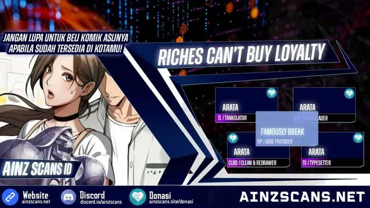 Riches Can’t Buy Loyalty - Chapter 25 - Page 1