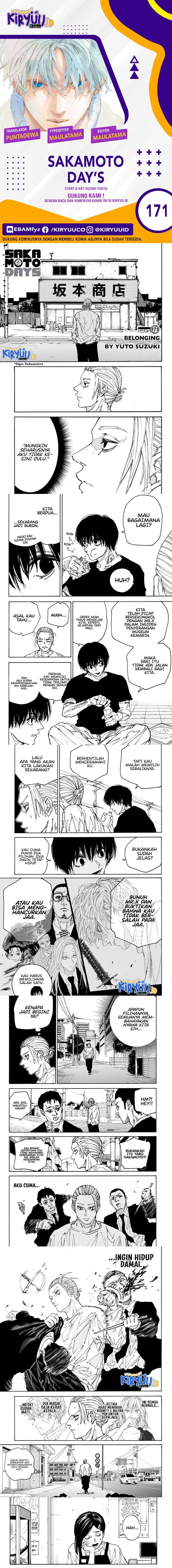 Sakamoto Days - Chapter 171 - Page 1
