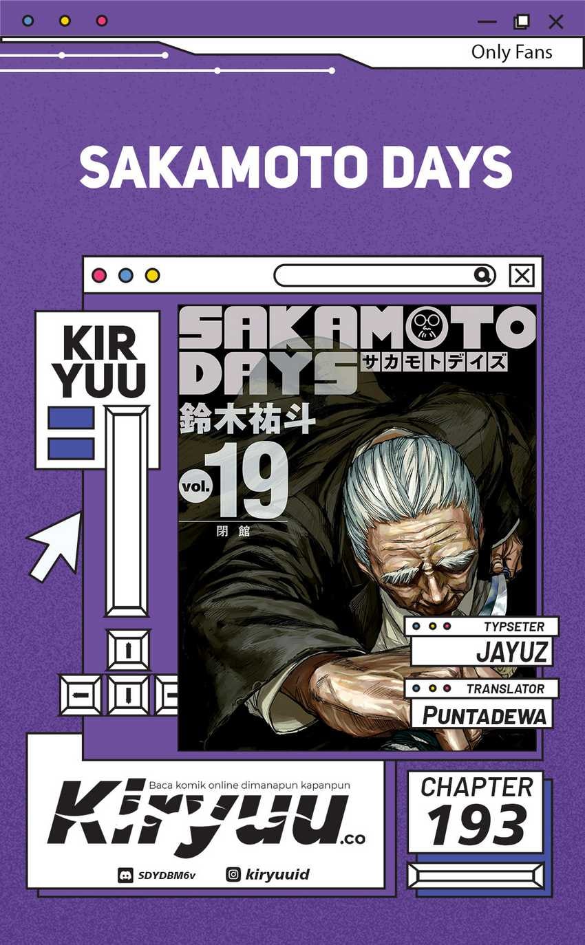 Sakamoto Days - Chapter 193 - Page 1