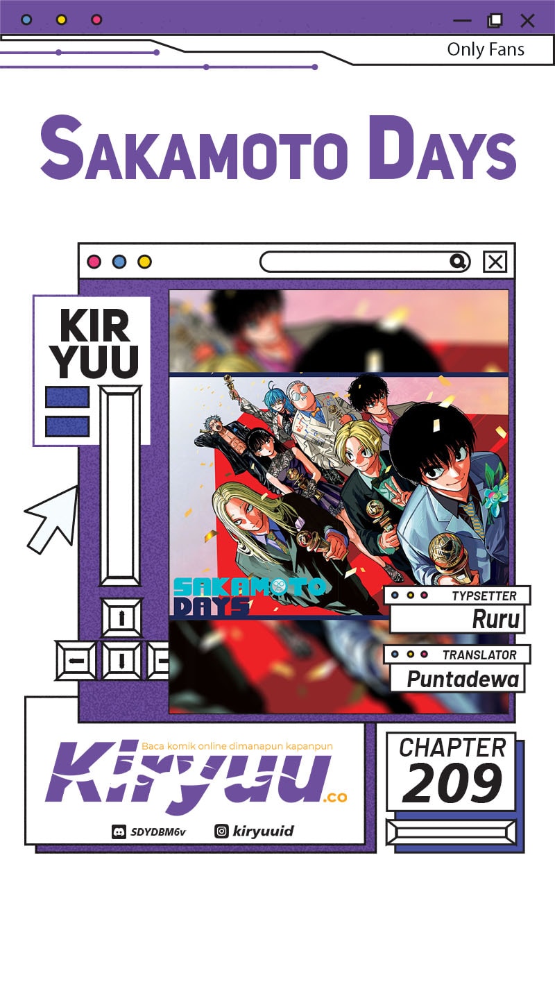 Sakamoto Days - Chapter 209 - Page 1