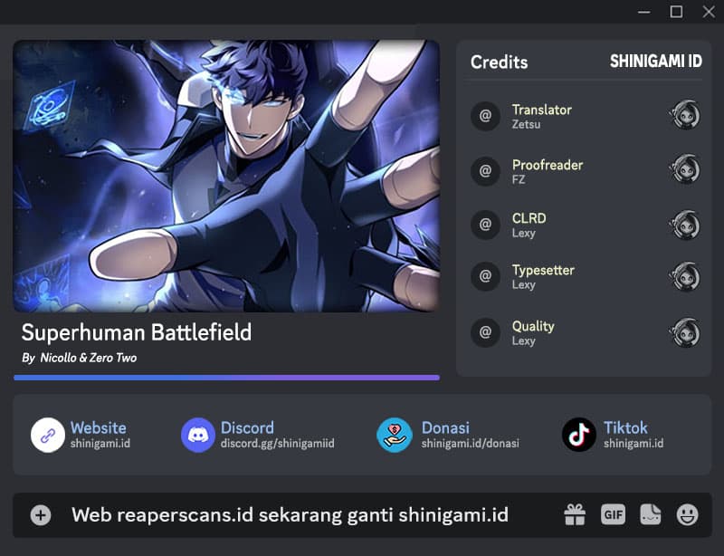 Superhuman Battlefield - Chapter 43 - Page 1
