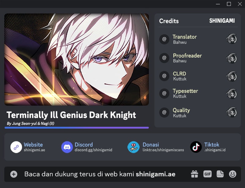 Terminally-Ill Genius Dark Knight - Chapter 97 - Page 1