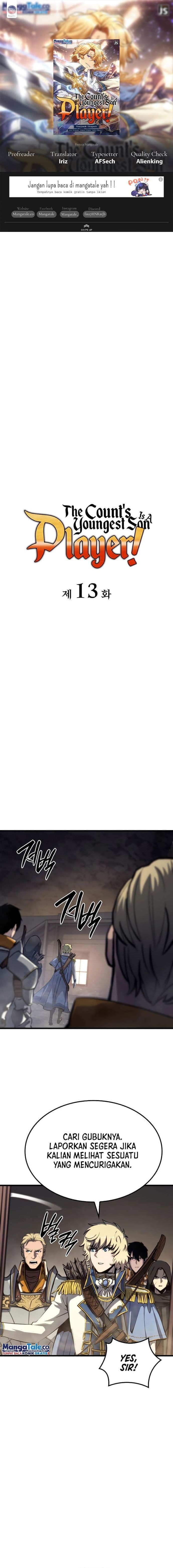 The Count’s Youngest Son Is A Player! - Chapter 13 - Page 1