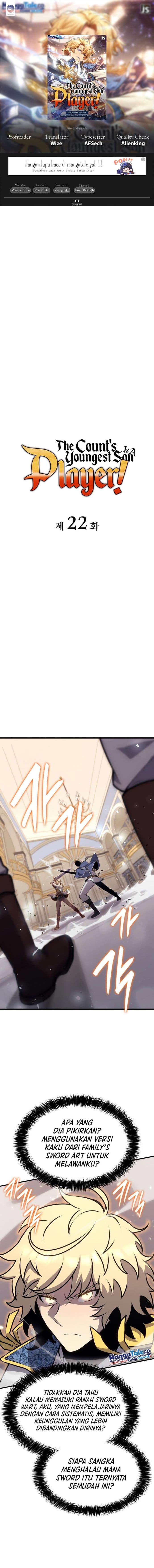 The Count’s Youngest Son Is A Player! - Chapter 22 - Page 1