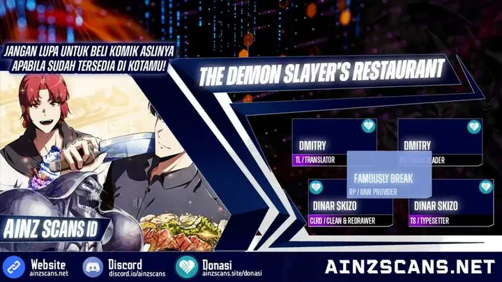 The Demon Slayer’s Restaurant - Chapter 3 - Page 1
