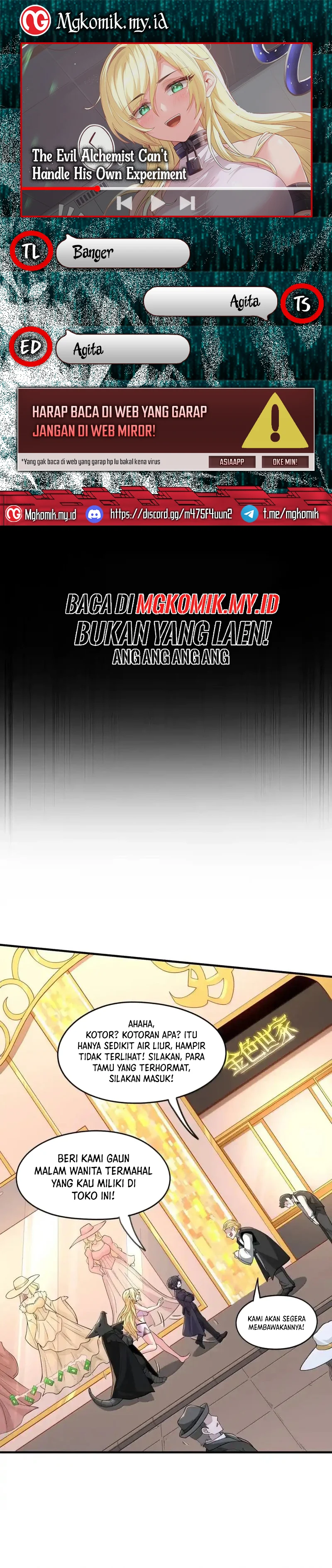 The Evil Alchemist Can’t Handle His Own Experiment - Chapter 20 - Page 1
