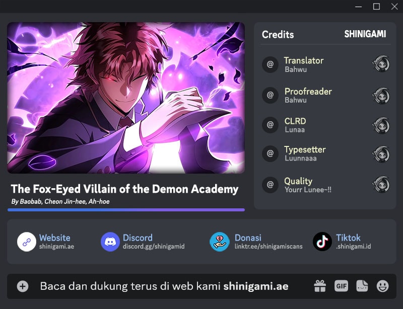 The Fox-Eyed Villain Of The Demon Academy - Chapter 21 - Page 1