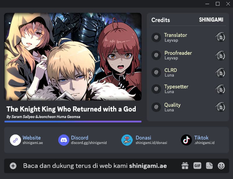 The Knight King Who Returned With A God - Chapter 79 - Page 1