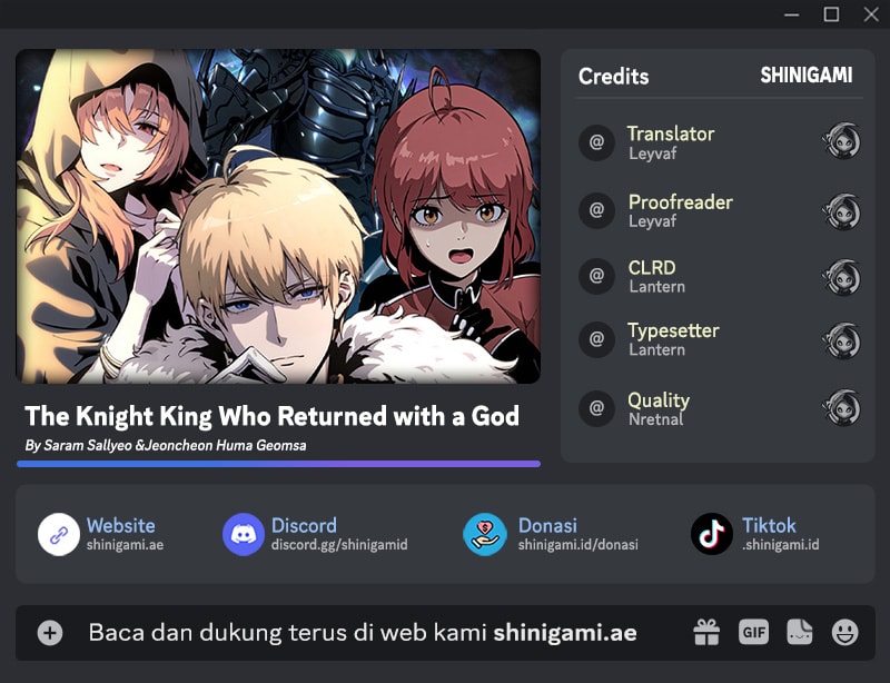 The Knight King Who Returned With A God - Chapter 98 - Page 1